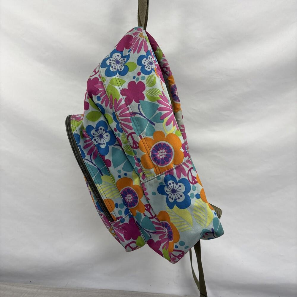 L.L.Bean Deluxe Backpack - Retro Flower Print - Picture 4 of 9